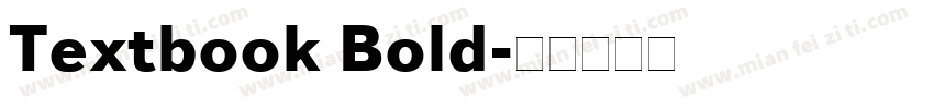 Textbook Bold字体转换